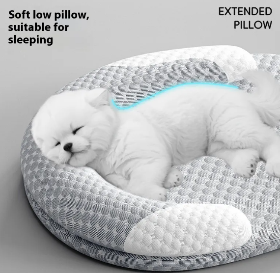 Removable and Washable Summer Pet Cooling Mat Bed for Dogs and Cats